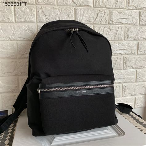 ysl mens canvas backpack